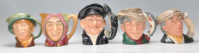 A group of five Royal Doulton ceramic Character /
