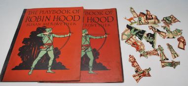 MERIWETHER Susan, The Playbook of Robin Hood, Harper NY and London 1927, inserts designed to provide