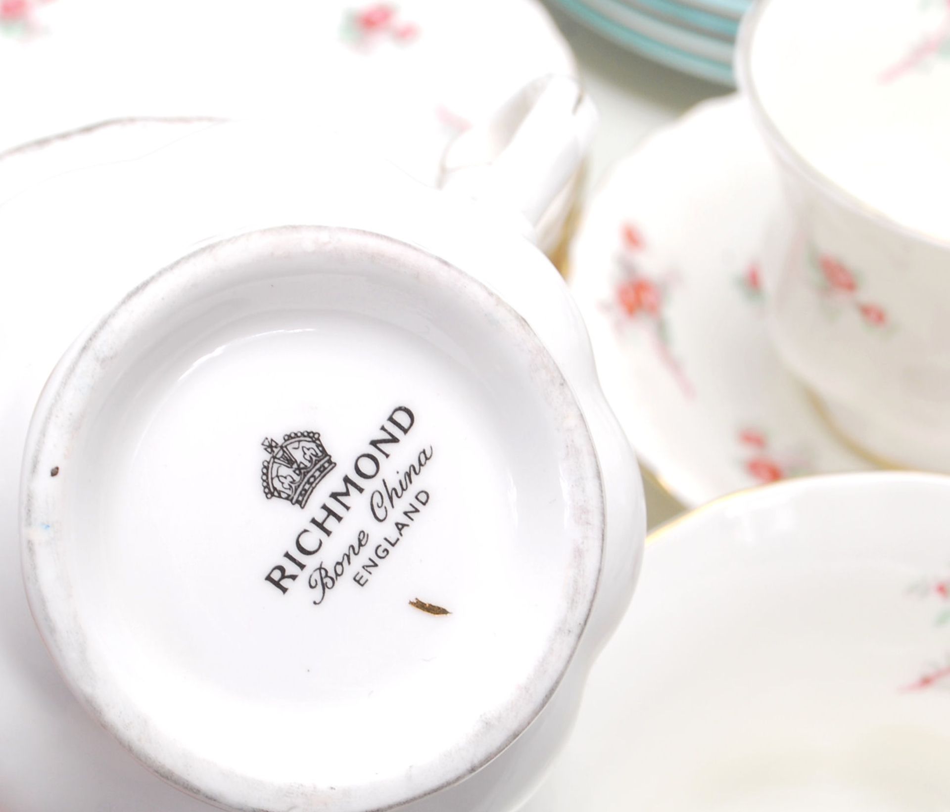 A selection of Royal Albert English bone china tea sets to include Rose Time pattern tea cups, - Image 4 of 11