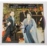 Queen - Freddie Mercury (1946-1991) - rare autographed CD single for ' Barcelona ' - his duet with