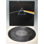 A vinyl long play LP record album by Pink Floyd – Dark Side Of The Moon – Original EMI Harvest U.S.A