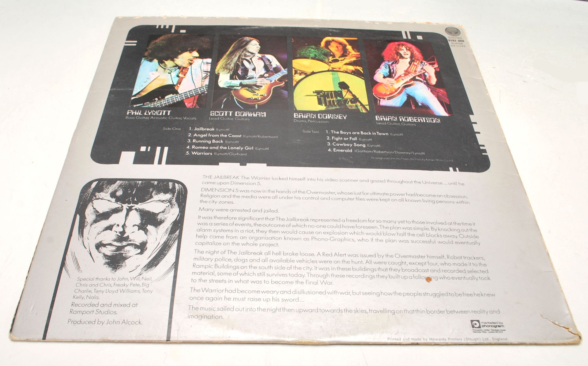 A group of four vinyl long play record albums by Thin Lizzy to include a – – Original Vertigo U.K. - Image 4 of 5
