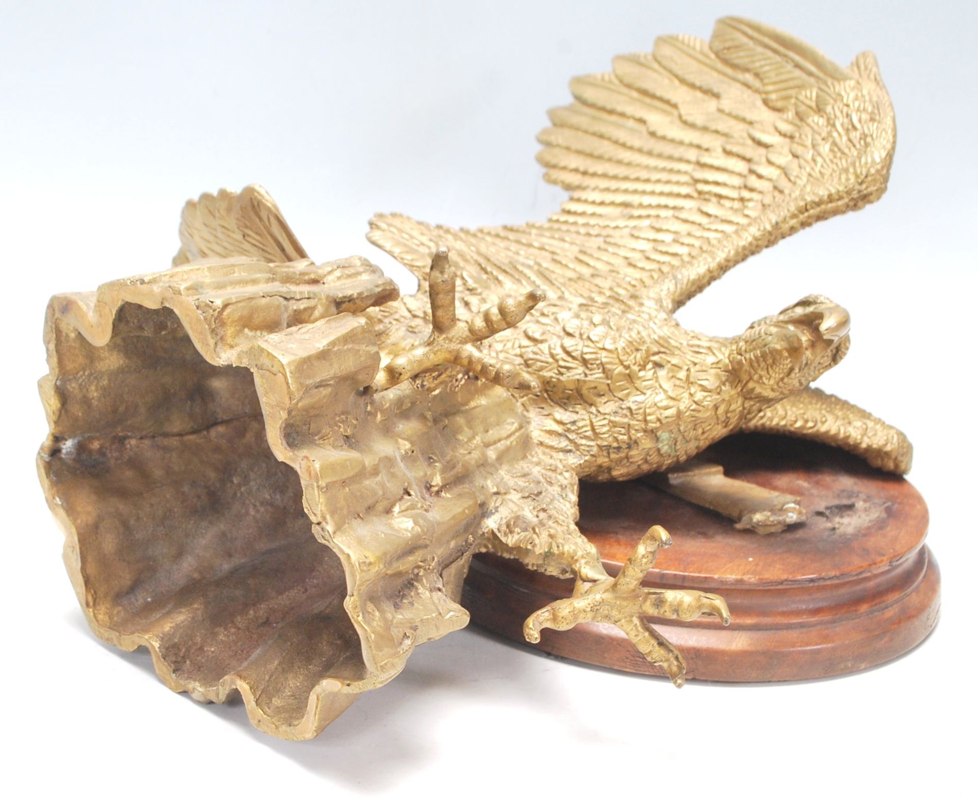 An early 20th Century American gilded brass eagle - Bild 6 aus 6