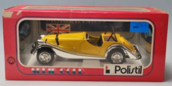 A scale diecast model of a Morgan Plus 8 by Polistil / Serie Gold TG. Comes with original box. In