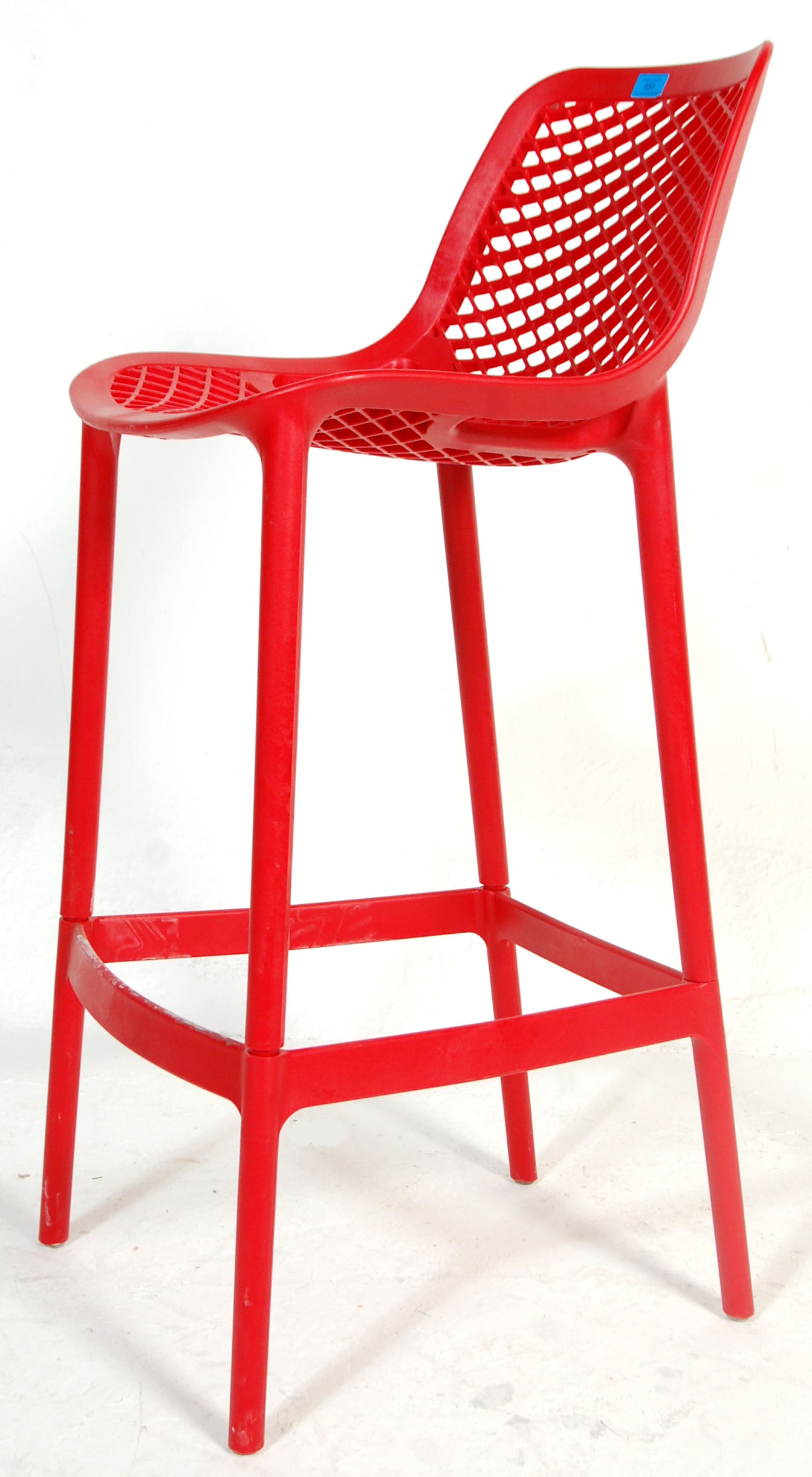 SIESTA - AIR BAR STOOL. A original contemporary Nordic influenced  injection moulded - Image 7 of 8