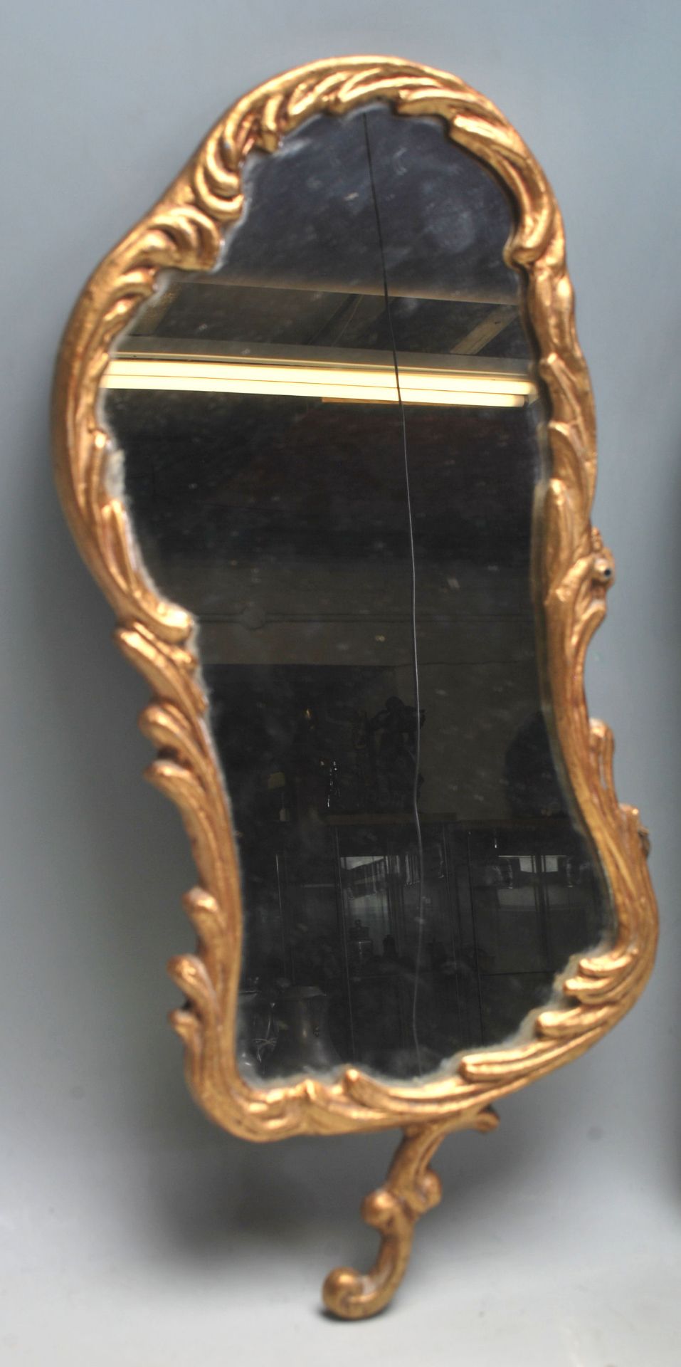A good French triptych gilt ormolu wall mirror to - Bild 2 aus 6