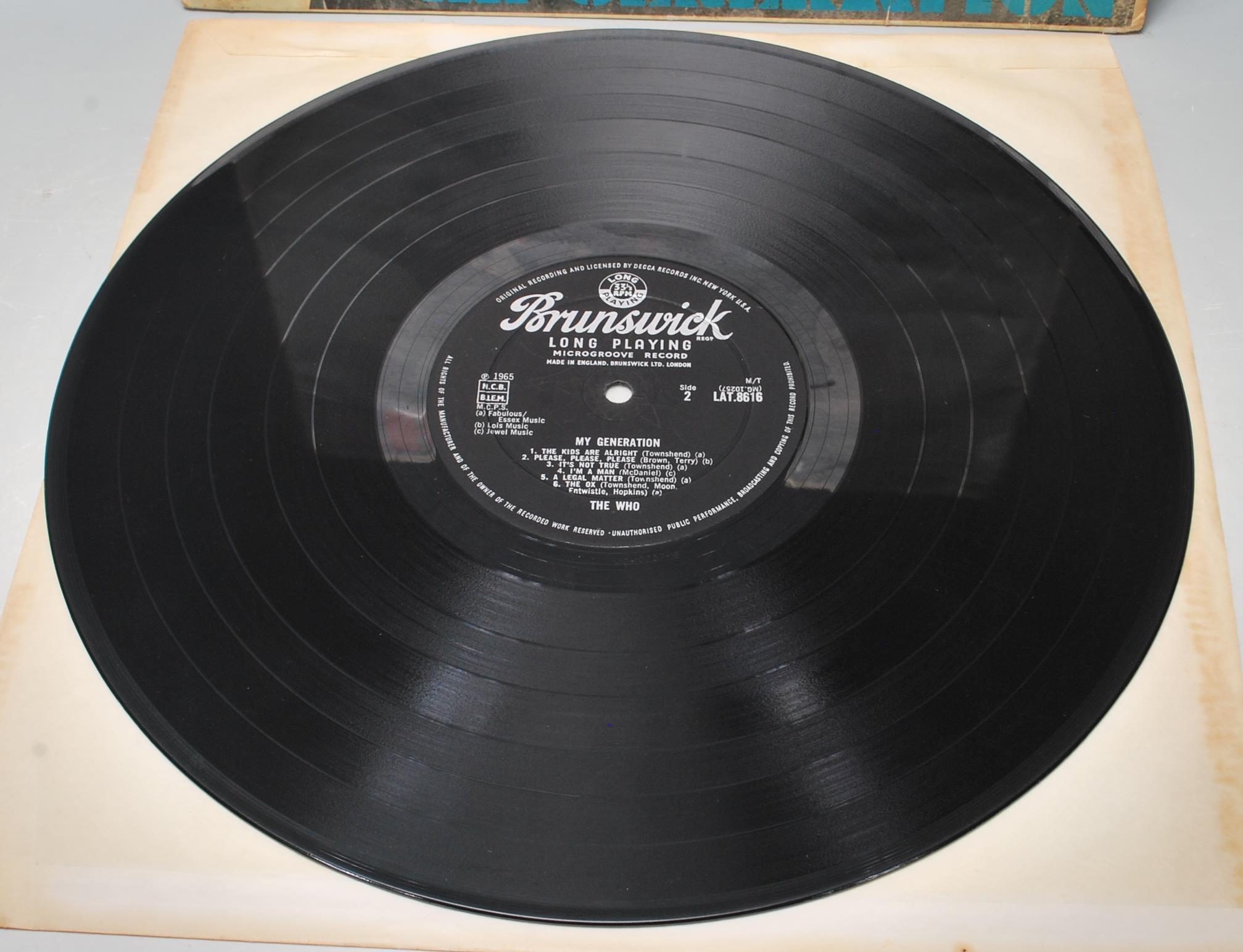 A vinyl long play LP record album by The Who – My Generation – Original Brunswick 1st U.K. Press – - Image 2 of 4