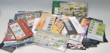 A large collection of 21st century unused decimal Great British postage stamps, mostly in