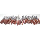 A large quantity of stainless steel Sheffield England cutlery to include knives, forks, spoons,