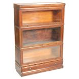An original early 20th century oak Globe Wernicke type lawyers / barristers library bookcase