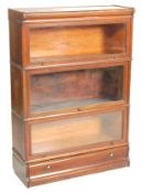 An original early 20th century oak Globe Wernicke type lawyers / barristers library bookcase
