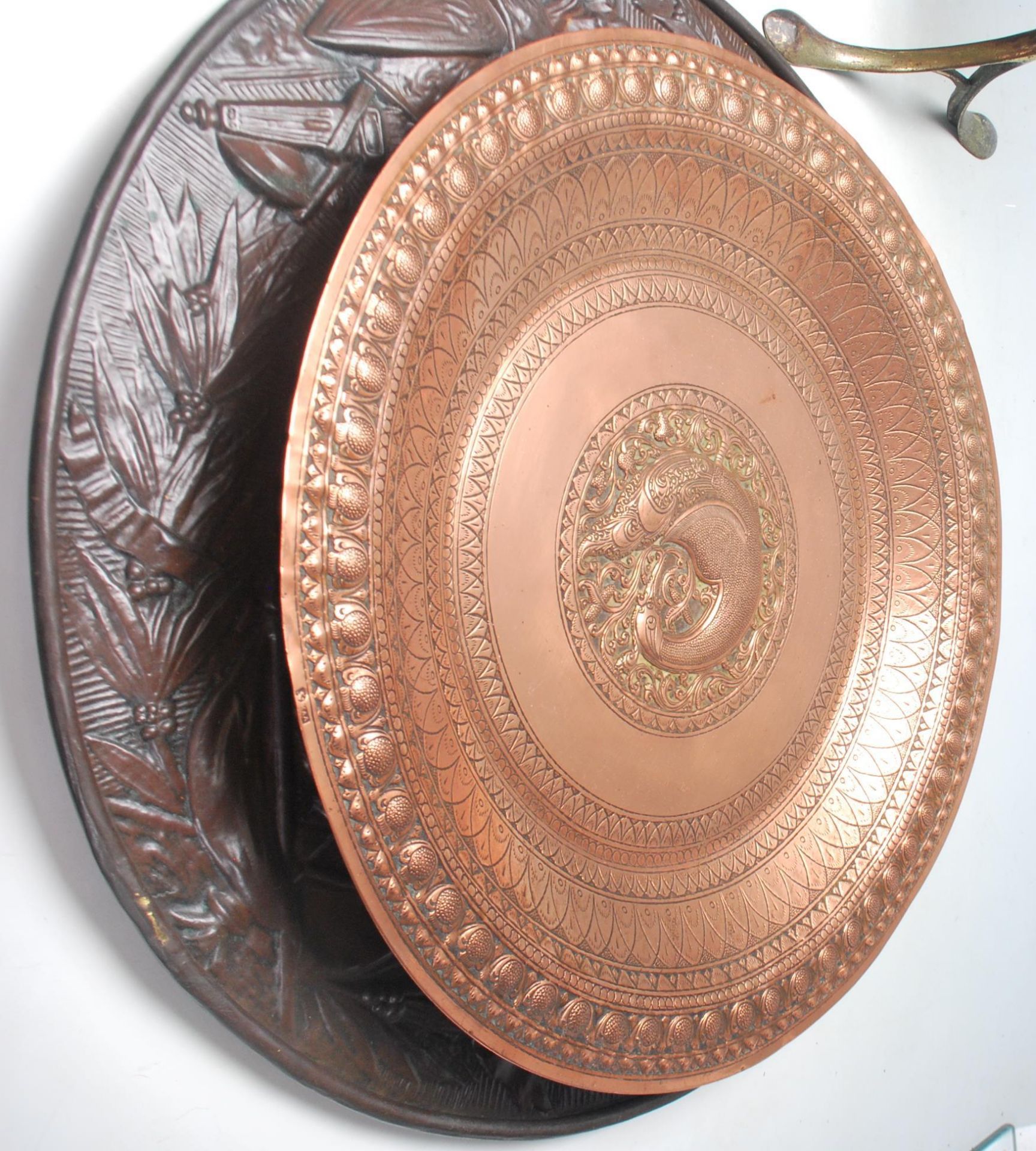 A good collection of early 20th century brass and copper items to include - Bild 4 aus 17