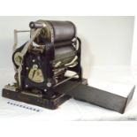 A vintage early to mid 20th century Gestetner duplicating printing machine / printer retaining its