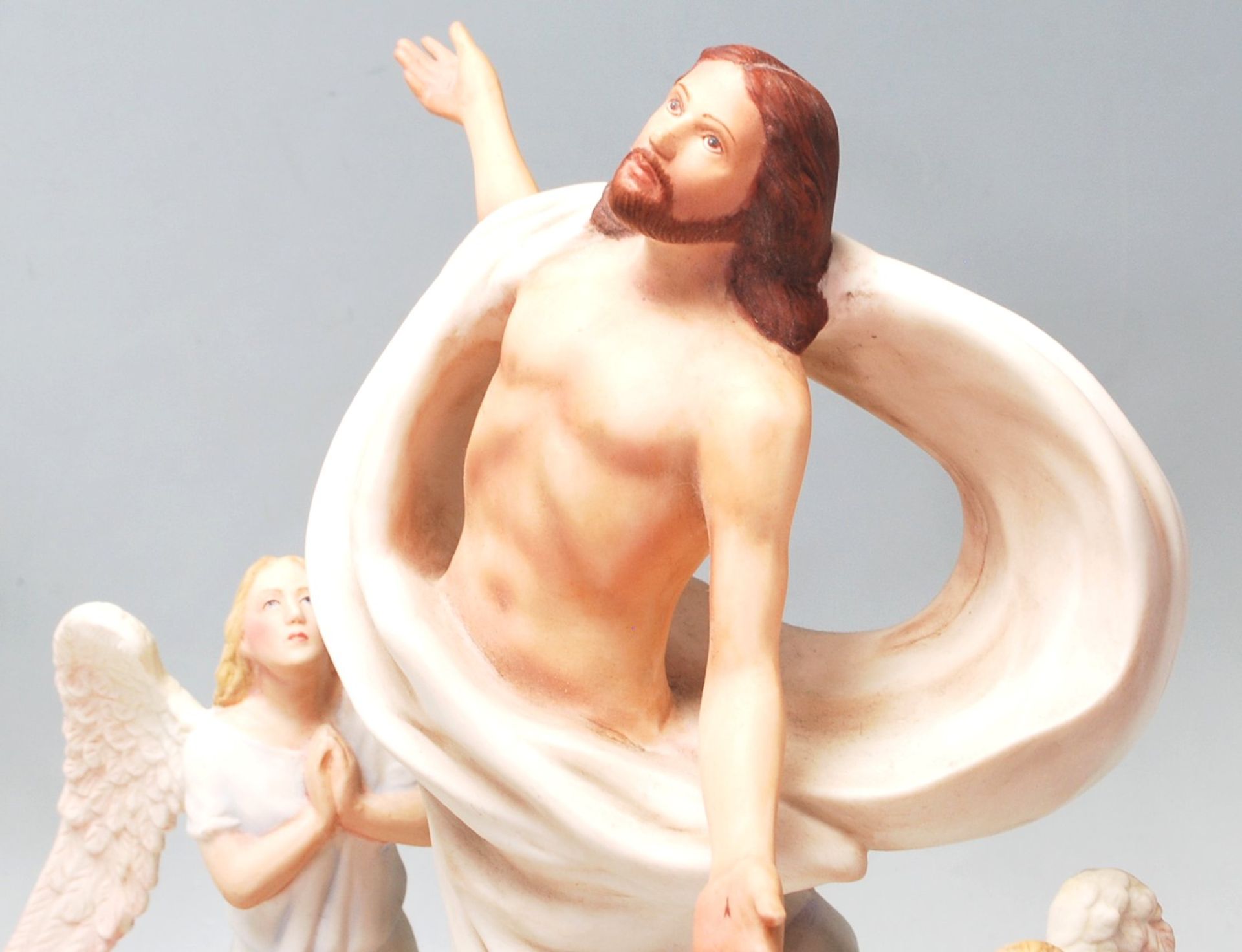 The Transfiguration by Franklin Mint hand painted fine porcelain ceramic figurine depicting Christ - Bild 5 aus 6