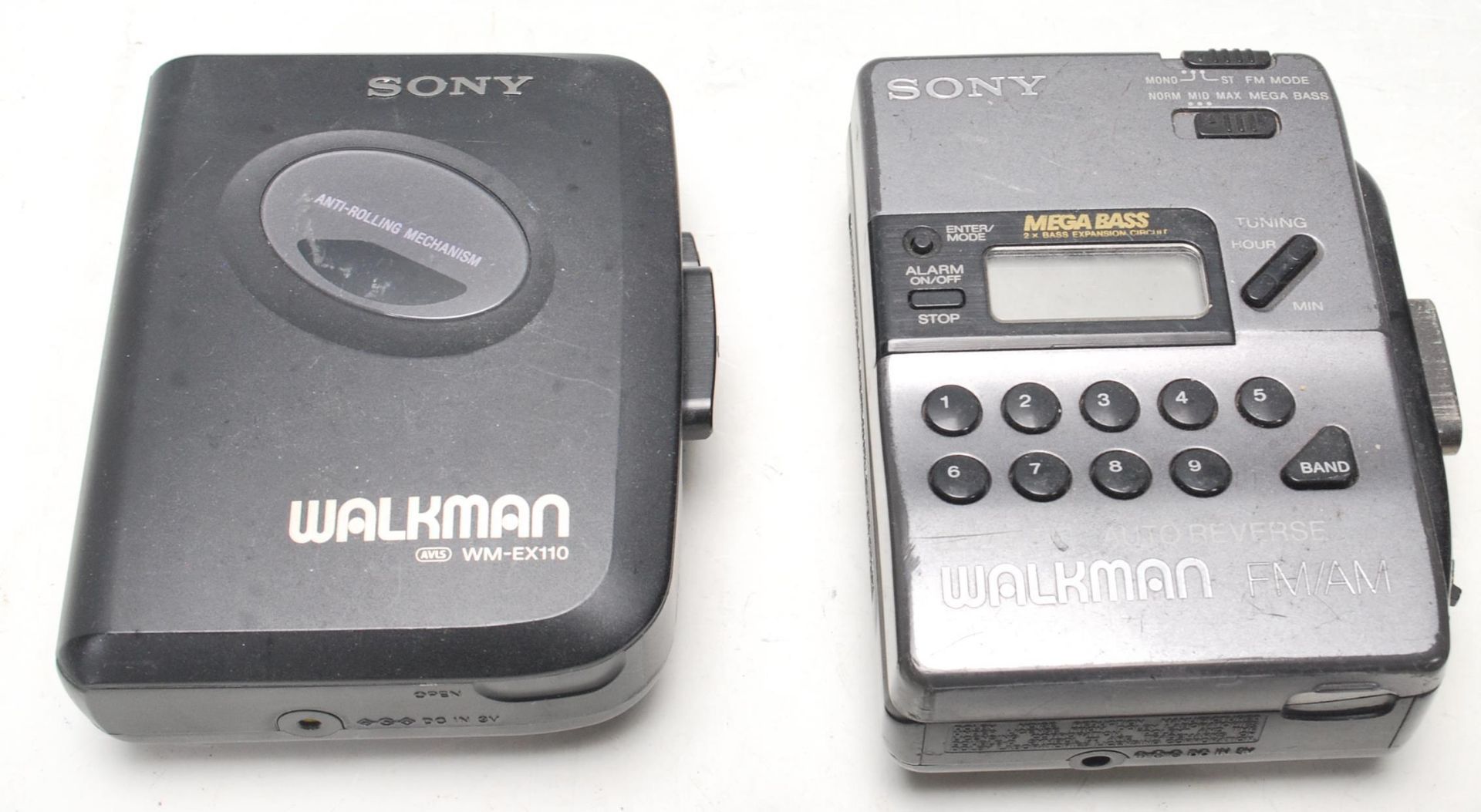 A collection of seven original vintage retro SONY made Walkman portable cassette player / radio. - Image 2 of 4