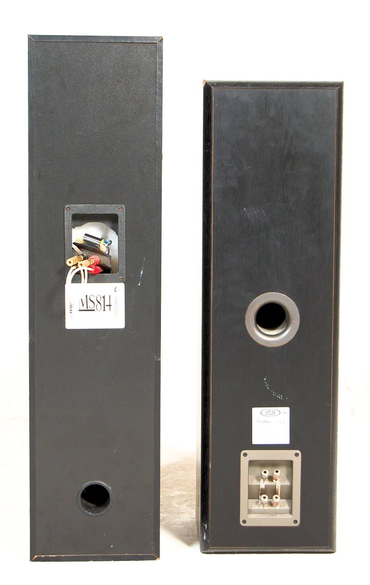 A pair of vintage Mordant Short MS 814 floor standing speakers together with a pair of vintage Eltax - Image 6 of 8