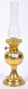 EARLY 20TH CENTURY CLASSIC BRASS OIL LAMP