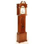 A 20th Century good quality Richard Broad longcase grandfather clock having a mahogany case with a