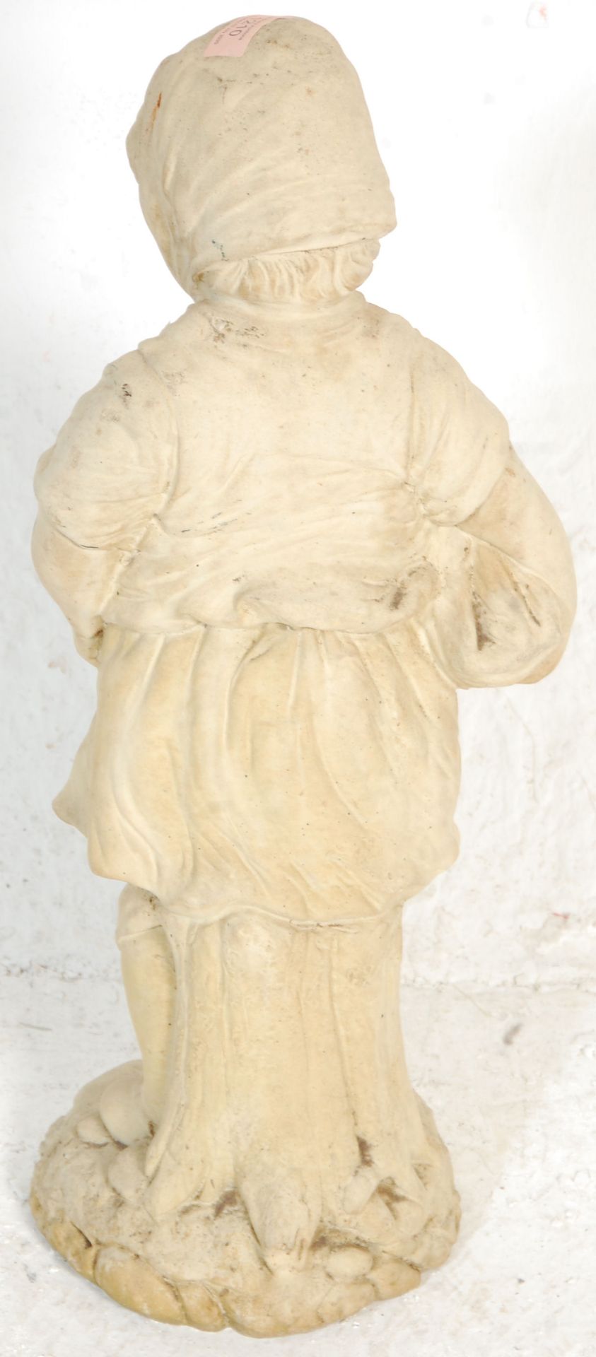 A composite stone garden figure / statue depicting - Bild 7 aus 8