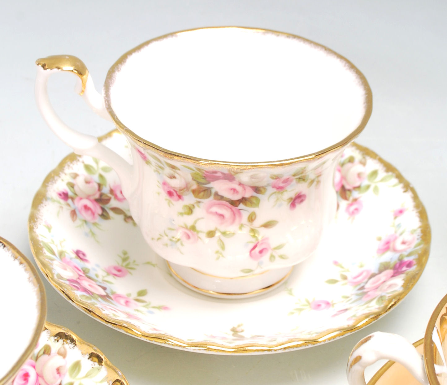 Two vintage Royal Albert English china tea services to include an Imari pattern tea service - Image 2 of 10