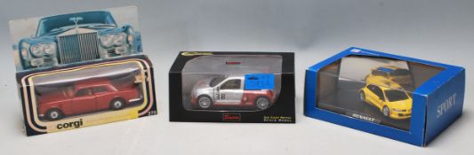 A collection of assorted diecast model to include Corgi, Renault, Saico. All models appear mint in