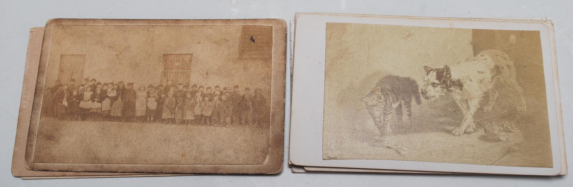 Carte-de-Visite photographs. Box of 160x antique Victorian C-d-Vs / CDV's / Carte De Visite with - Bild 15 aus 18