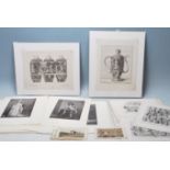 A large collection of approximately 58 antique prints / illustrations after William Hogarth and