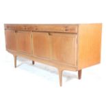 A retro vintage 20th Century Danish inspired teak sideboard / credenza by Times Furniture. Having
