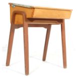 A retro vintage  mid century 1950s beech wood scho