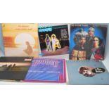 A good collection of vintage vinyl long play LP record albums to include Masterpiece by The