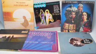 A good collection of vintage vinyl long play LP record albums to include Masterpiece by The