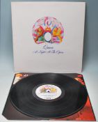 A vinyl long play LP record album by Queen – A Night At The Opera – Original EMI Records 1st U.K.