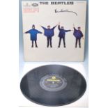 The Beatles - Paul McCartney - original autograph on a ' HELP ' Beatles vinyl LP record cover. The