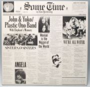 A vinyl long play LP record album by John & Yoko Plastic Ono Band – Some Time in New York City –