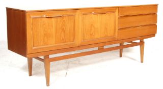 A mid 20th Century vintage retro teak wood sideboa