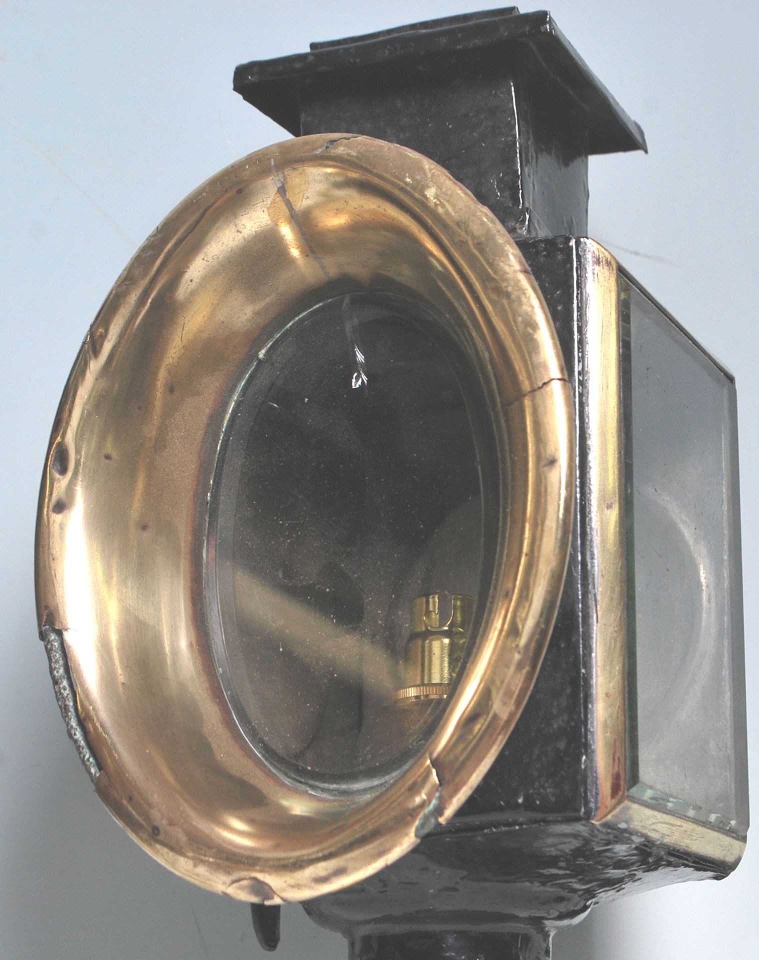 A pair of 19th Century Victorian coaching lamps ha - Bild 8 aus 22