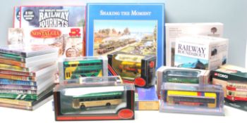 A good collection of steam and motoring related items to include a toy 1-76 scale diecast Bristol
