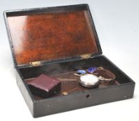 A collection of silver items to include an antique silver three-coin brooch with King Edwards VII,