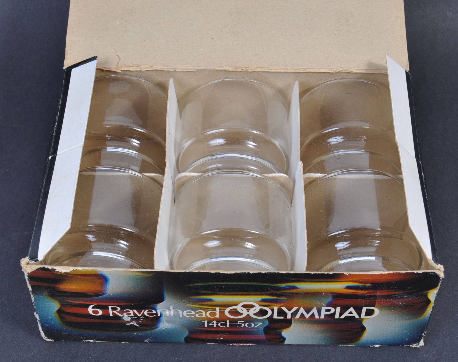 RAVENHEAD ENGLAND - SET OF 6 OLYMPIAD PATTERN DRINKING TUMBLERS - Image 6 of 6