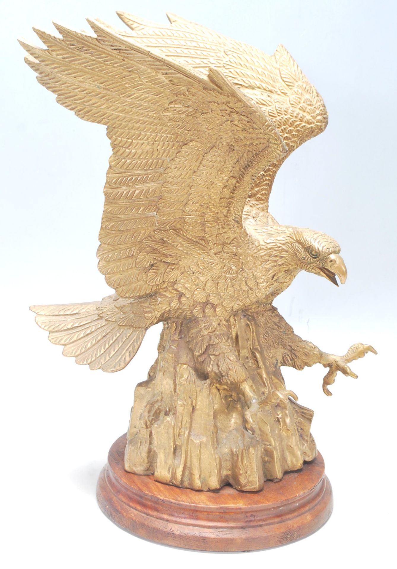 An early 20th Century American gilded brass eagle