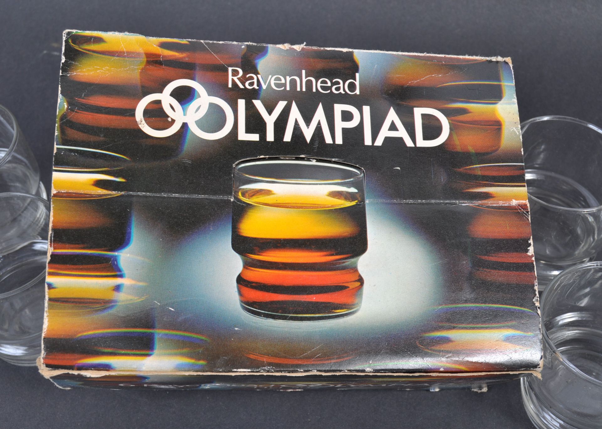 RAVENHEAD ENGLAND - SET OF 6 OLYMPIAD PATTERN DRINKING TUMBLERS - Image 4 of 6