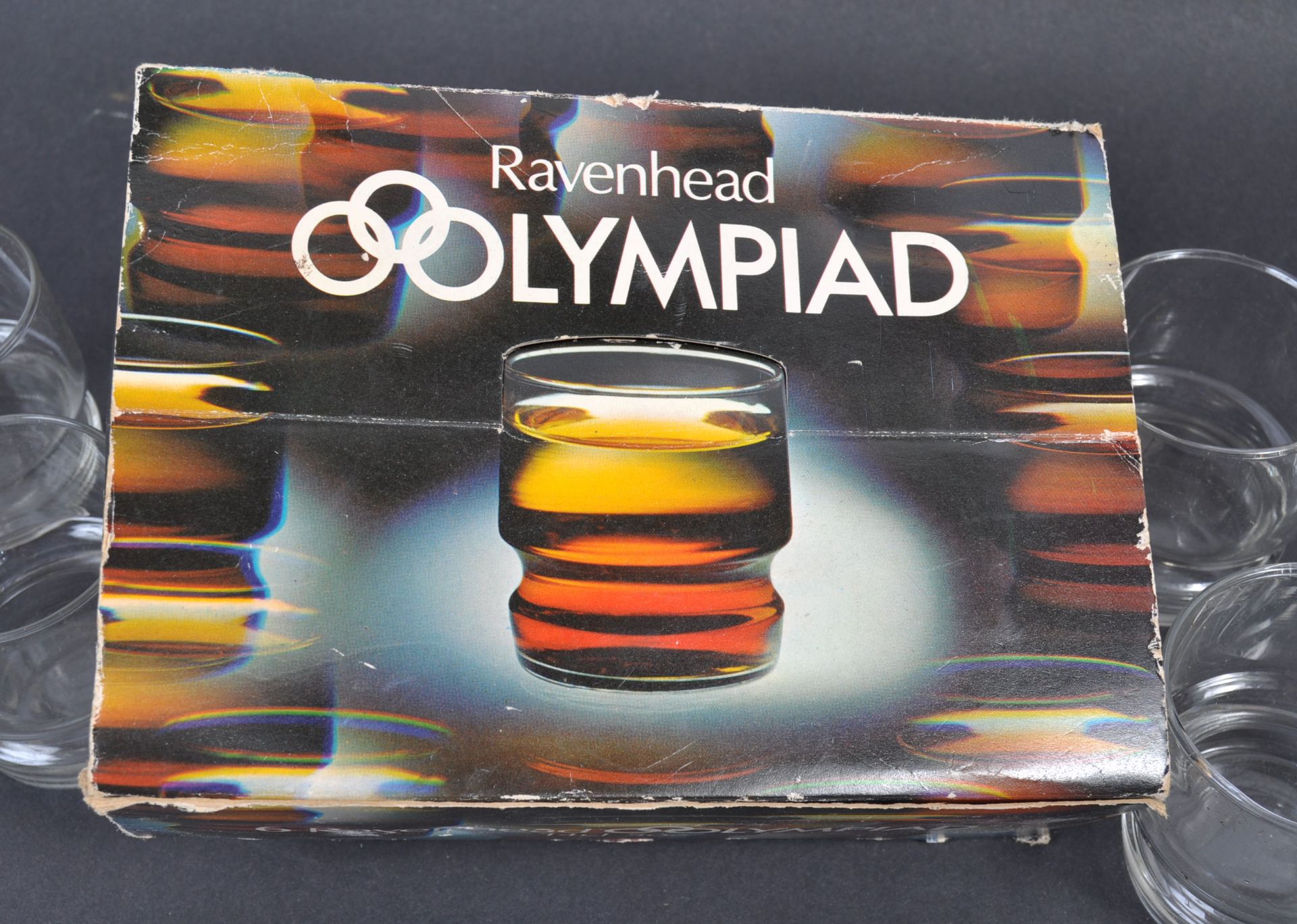 RAVENHEAD ENGLAND - SET OF 6 OLYMPIAD PATTERN DRINKING TUMBLERS - Bild 4 aus 6