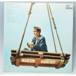 A vinyl long play LP record album by Martin Carthy – Martin Carthy – Original Fontana 1st U.K. Press