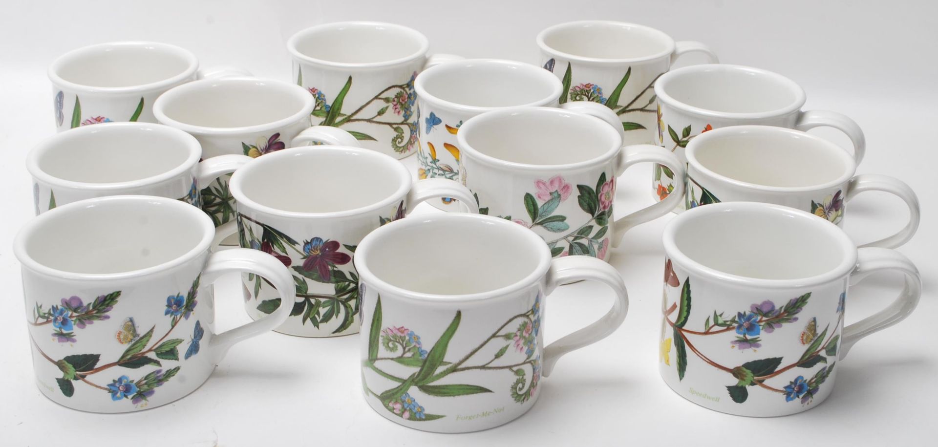 A large Collection of 20th century Portmeirion botanic garden tea set/dining service to include 13 - Bild 21 aus 21