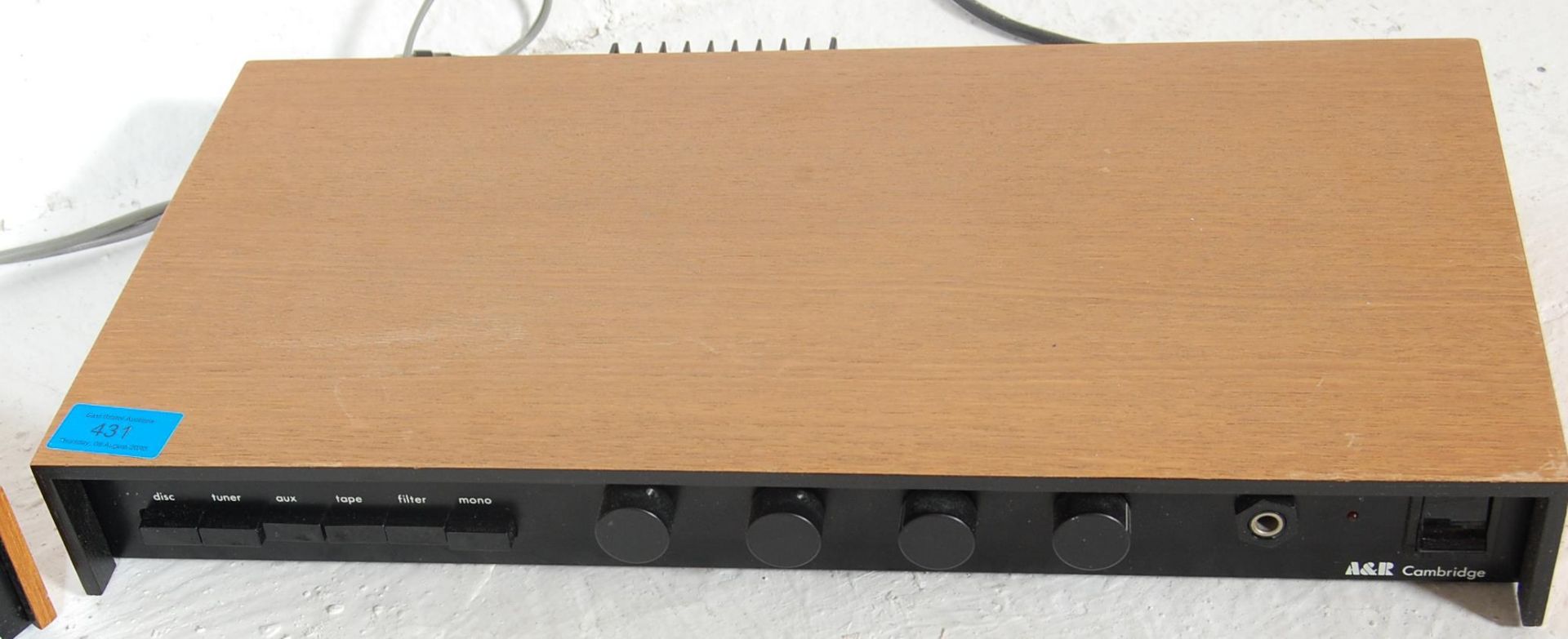 A collection of retro vintage Cambridge Audio Hi Fi equipment to include a teak wood cased A60 - Image 3 of 6
