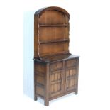 RETRO VINTAGE OLD CHARM DARK OAK DRESSER