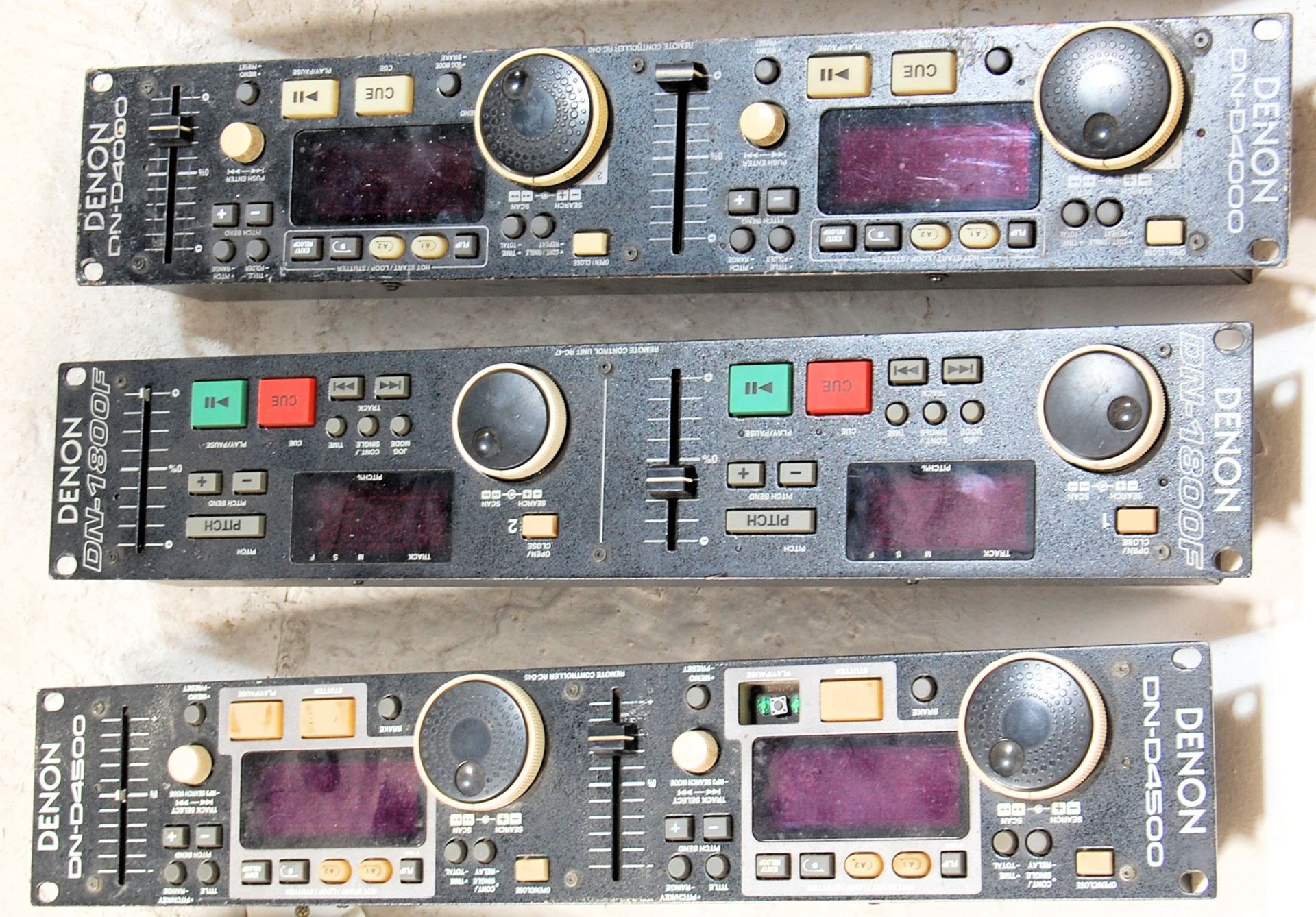 A collection of vintage audio and dj equipment to include a Denon DN-D4500, DN -1800F, Denon DN- - Bild 3 aus 4