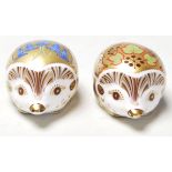 A pair of Royal Crown Derby Paperweights to include Bluebell and Ivy both in the form of