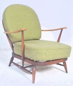 Lucian Ercolani for Ercol Furniture. A mid 20th Century Ercol Windsor armchair, easy chair with a
