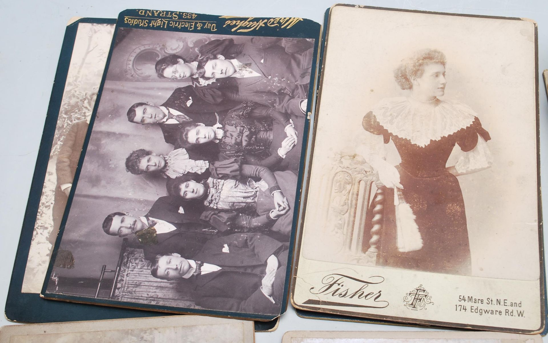 Cabinet photographs x64 Victorian examples. Photographers from all over UK.Good range of Fashion & - Bild 11 aus 24